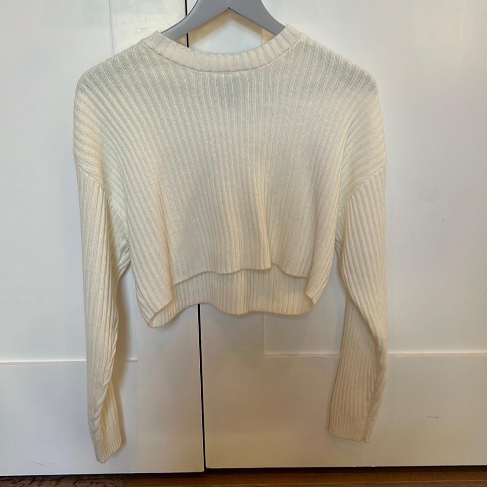 This cream crop jacket is so cute and works so well with everything!